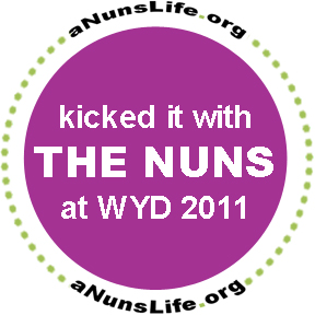 Kicked it with the Nuns at WYD 2011