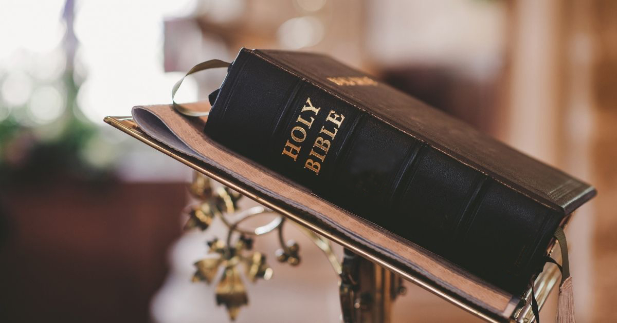 A reluctant church-goer asks why the Catholic Mass implies that God is the writer of the bible.