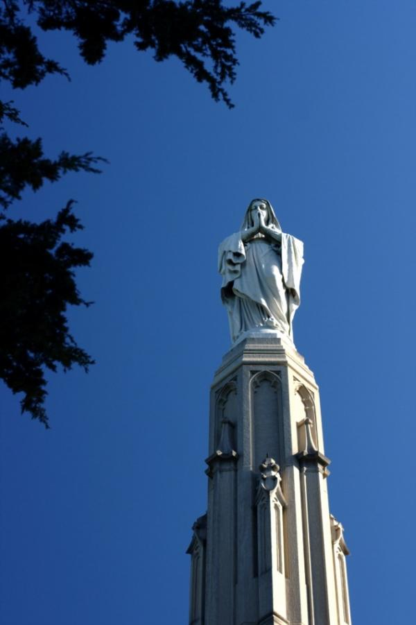 Statue of Mary at Marygrove College, Detroit / photo by Jesse Guzman