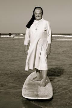 Surfing Nun