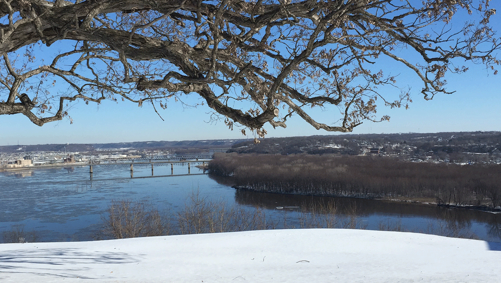 Gorgeous views from the motherhouse grounds.