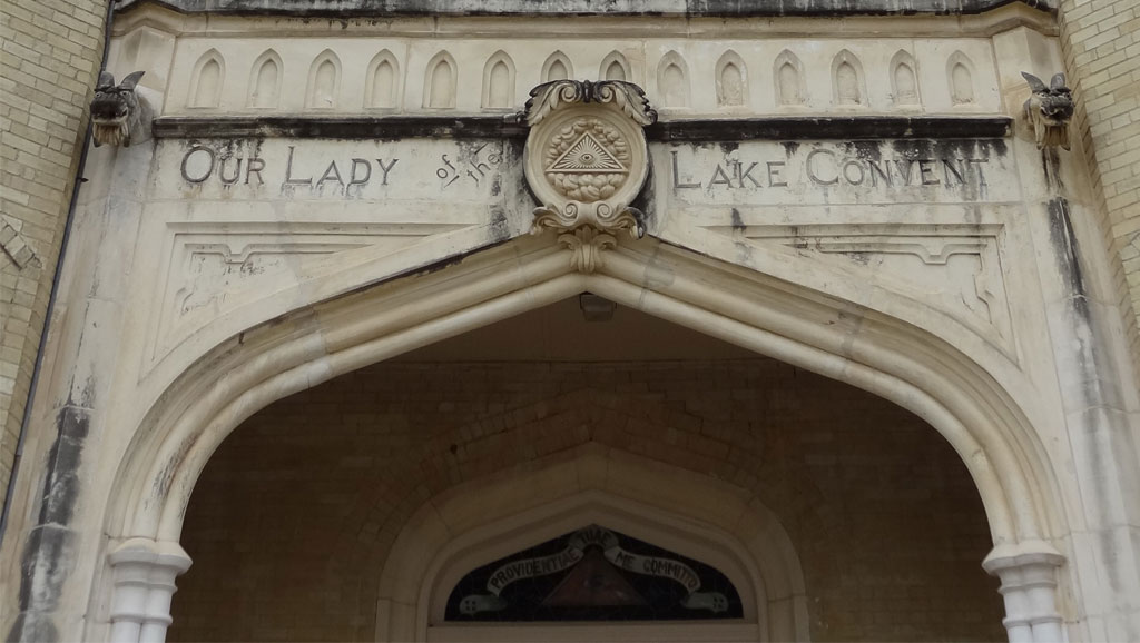 Original entryway to the convent.