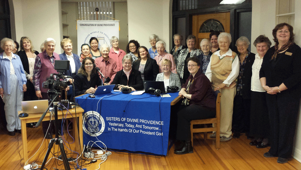 Getting ready to wave goodbye to the online audience!