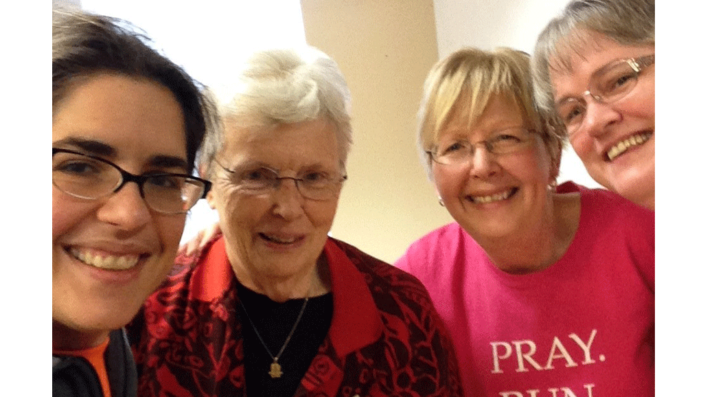 Quick selfie with our IHM sister and friend, Kate Pierce!