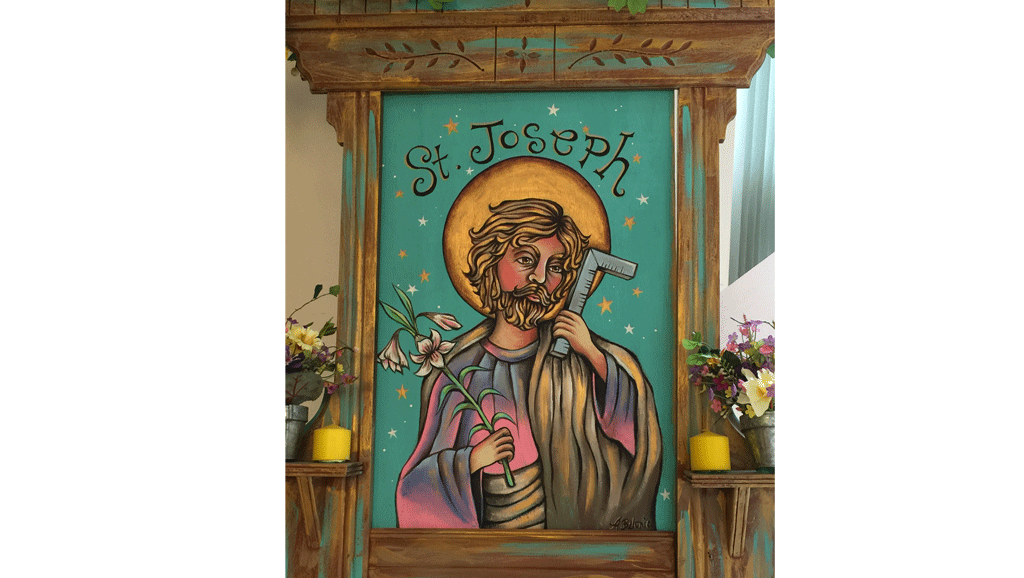 Lots of amazing art around the motherhouse.