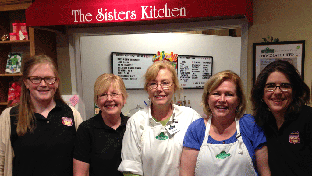 Quick photo opp with the sisters who run The Sisters Sweet Shoppe in Dublin, Ohio!