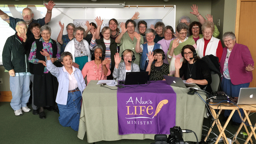 Had a great time with friends, nuns, and the online audience!