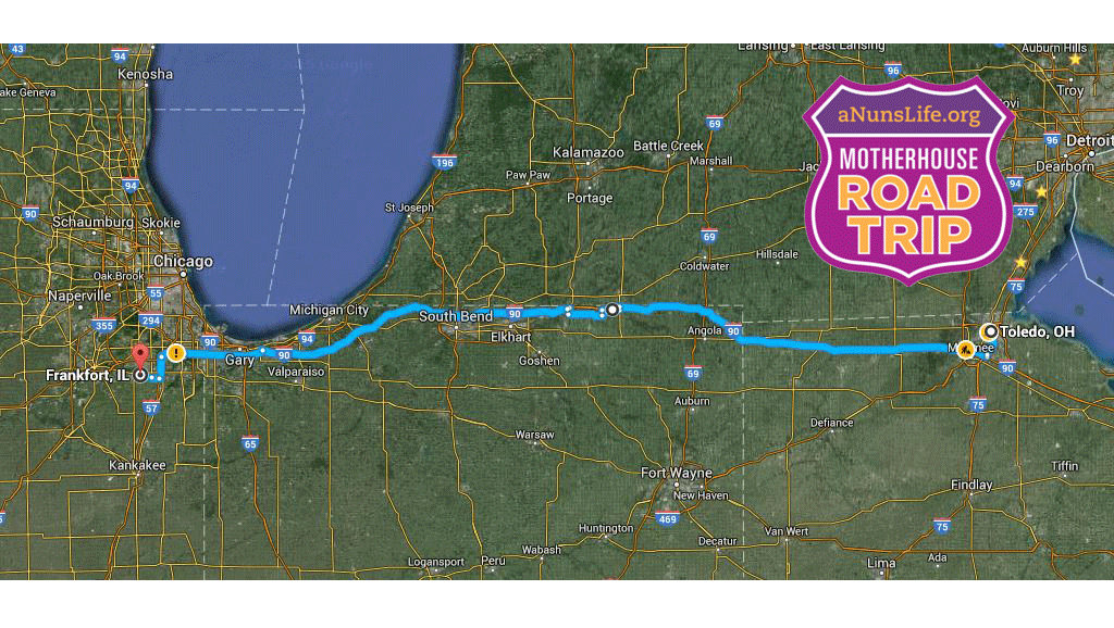 Out on the road! Frankfort here we come!