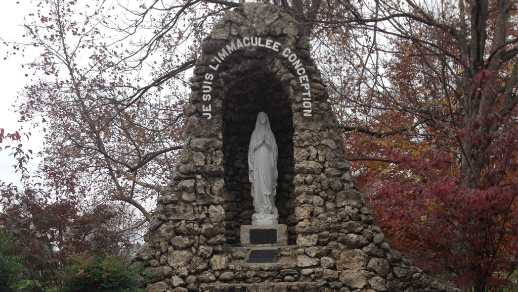 The SCN campus has many places for prayer and reflection.