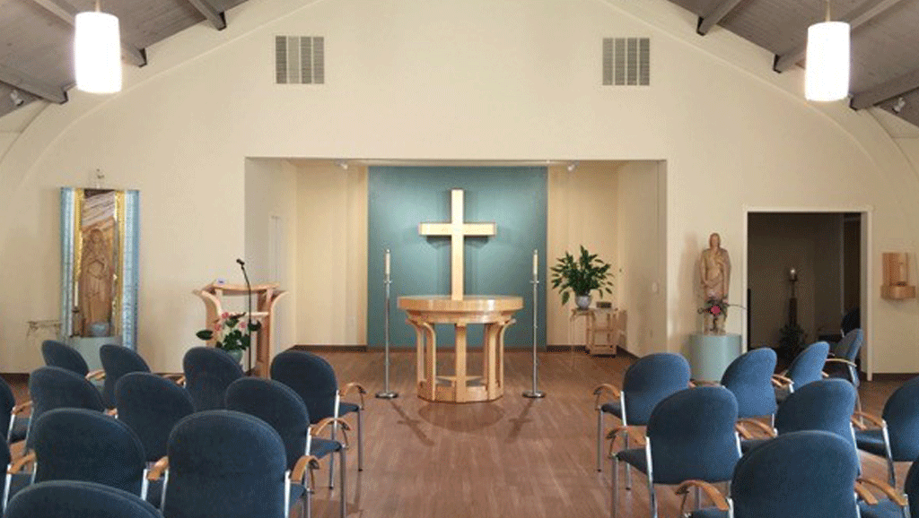 Chapel of the Sisters of the Holy Names of Jesus and Mary.