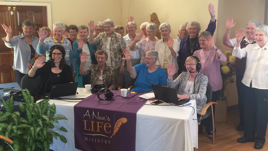 Waving goodbye to the online audience!