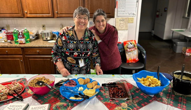 Sister Pat and Sister Rejane